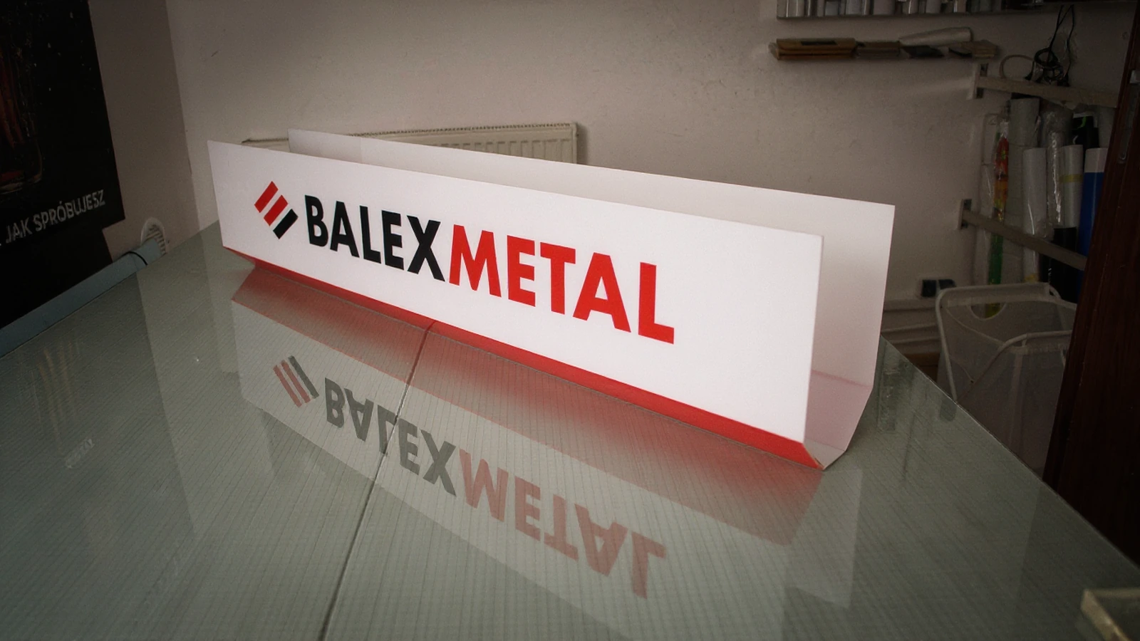 TOPPER for shelving illuminated for Balex Metal