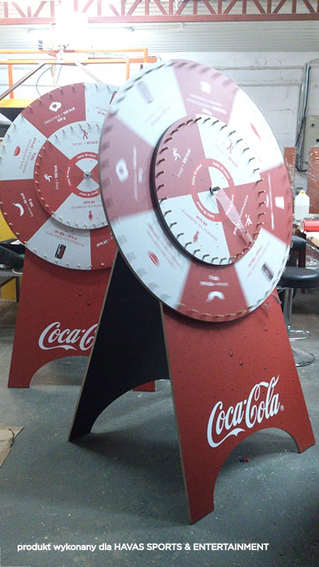 Coca Cola — wheel of fortune for campaigns event coca cola