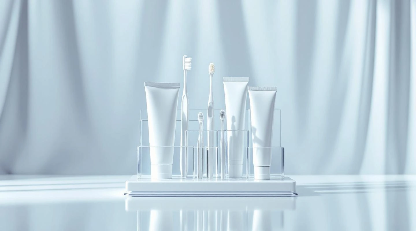 Stand for szczoteczki / sensodyne / pasty for the industry Dentysta / gabinet — solution from acrylic