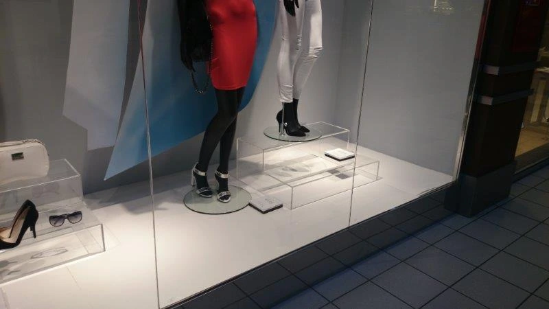 POS stands and podesty for a Polish apparel group (5 brands)