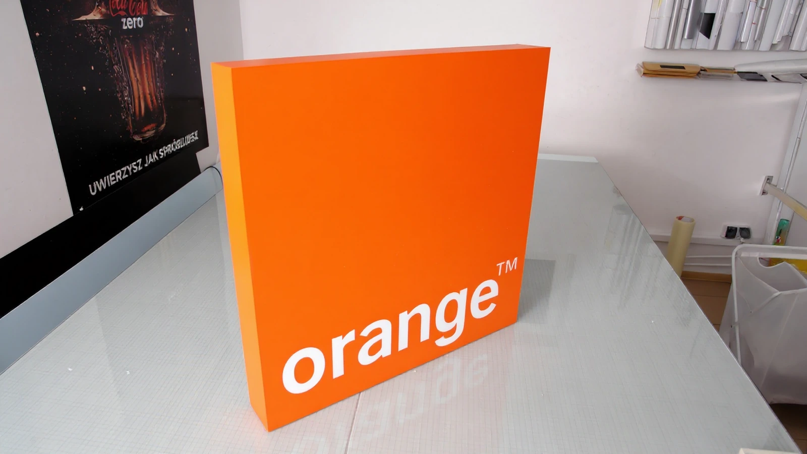 PLAFON for showroom Orange