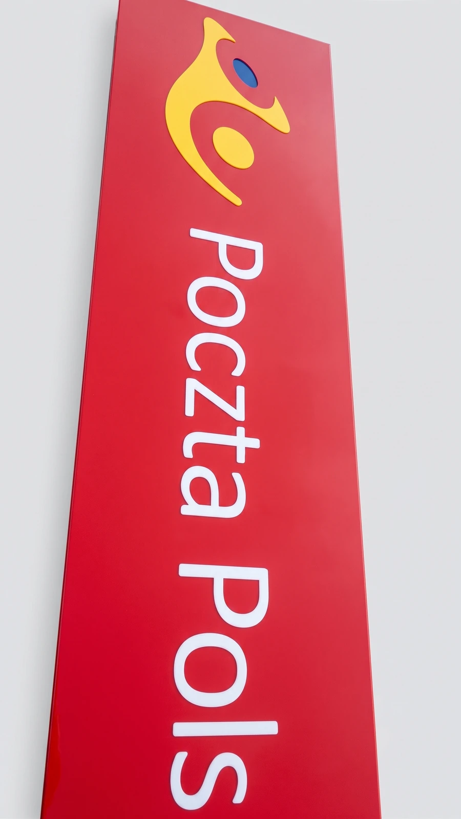 Illuminated lightbox Poczta Polish
