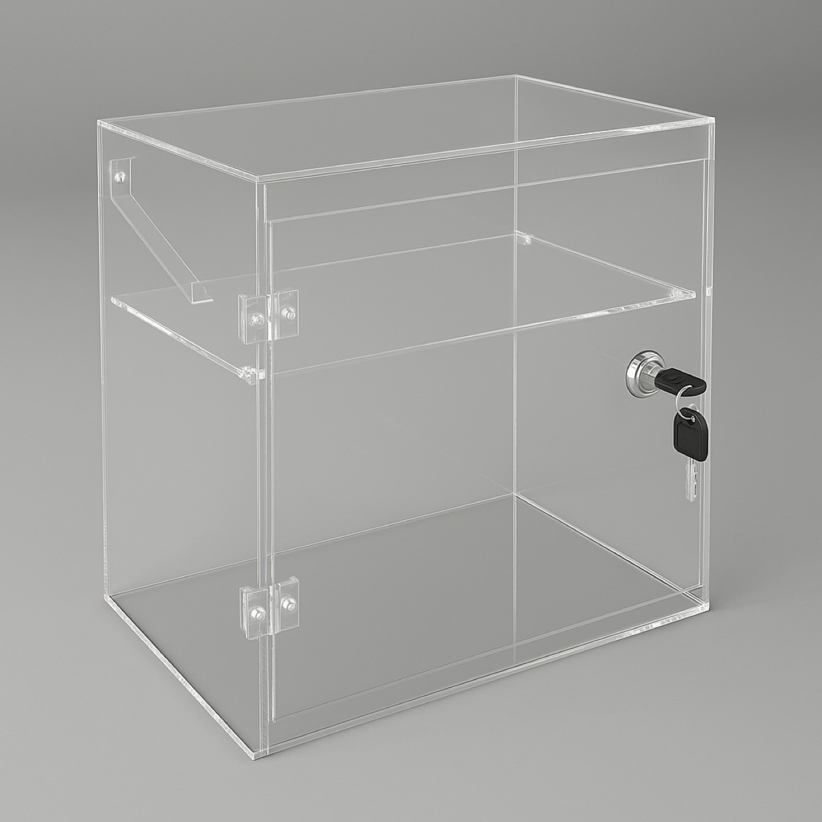 Illuminated museum vitrine