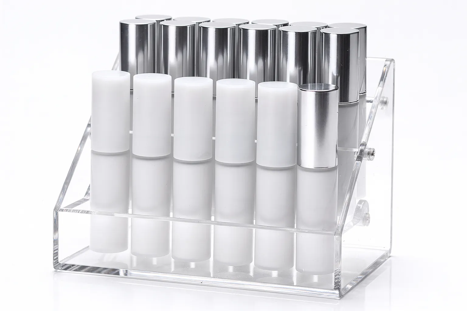 Lippenstift- und Mascara-Halter aus Acryl