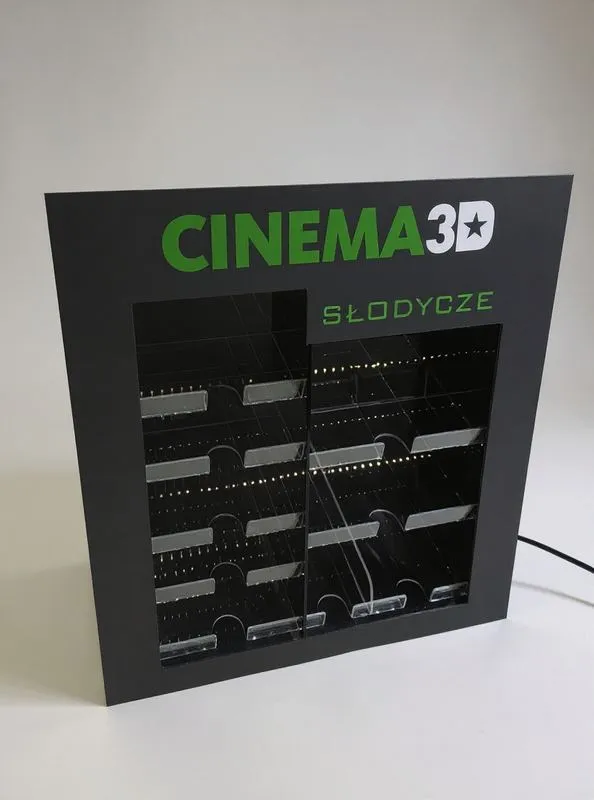 ekspozytor ladowy czarna cinema3d