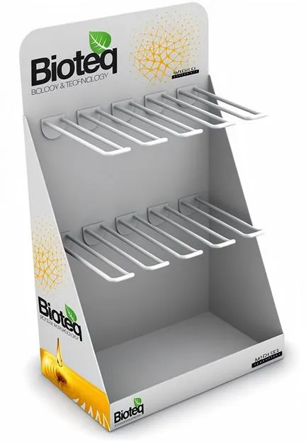 ekspozytor ladowy pvc biala bioteq