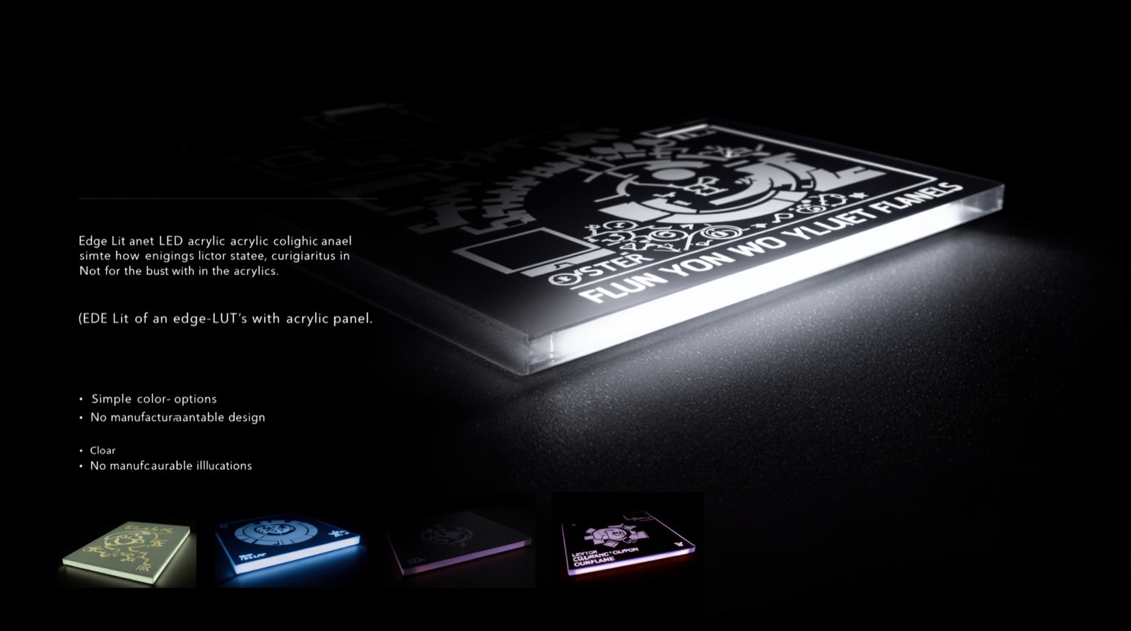 LED diffuser covers acrylic light diffusion